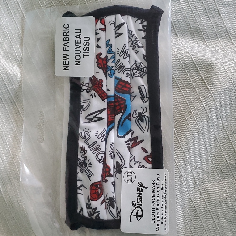 Disney Store Spider-Man Fabric Face Mask